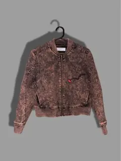 リーバイス　デニム MA-1 ボンバージャケット ヴィンテージ加工　ショート丈