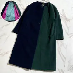 【希少✨美品】ポールスミス ブラック ラムレザー ロングコート グリーン 40 2025年最新】Paul Smith レディース ロングコートの人気アイテム