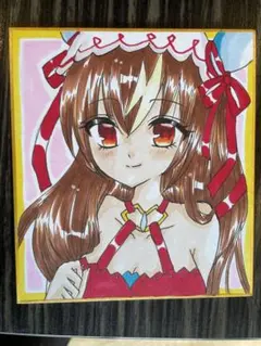 一点物 手描きイラスト ファンアート 原画 ウマ娘 ダンツフレーム