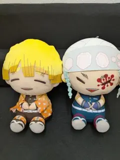 【非売品】鬼滅の刃 ぬいぐるみ 2点 我妻善逸 宇髄天元 UFOキャッチャー