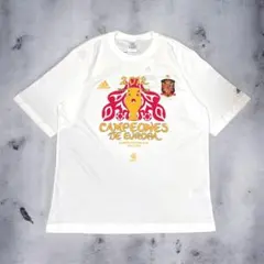 【新品】スペイン代表 EURO2012優勝記念 Tシャツ adidas