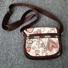 LeSportsac ハート柄 ショルダーバッグ
