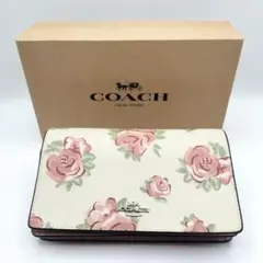 COACH コーチ ウォレット ショルダーバッグ 花柄