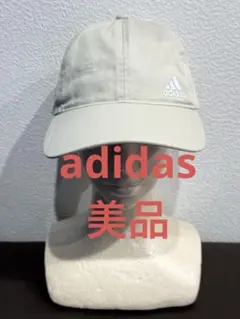 美品 adidas アディダス ゴルフキャップ ベージュ ユニセックス