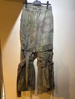 dries van noten 23aw ボタニカル柄 カーゴパンツのサムネイル