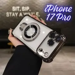 iPhone17 Pro ケース MagSafe対応 リング付き カメラ保護