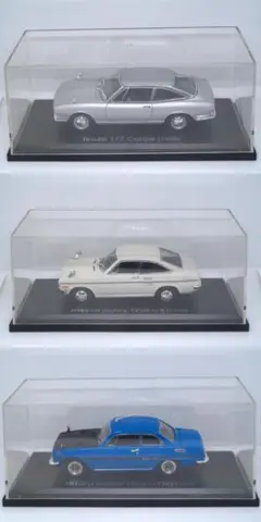 【ケース付】いすゞ 117クーペ フローリアン ベレット ミニカー セットのサムネイル