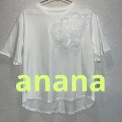 anana ホワイト　トップス　Tシャツ　半袖　カットソー　白　未使用　タグ付きのサムネイル