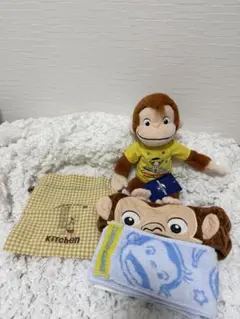 おさるのジョージぬいぐるみ他グッズセット売り