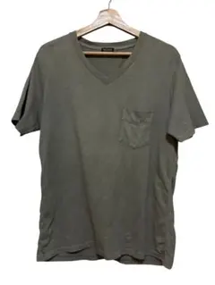 MR. OLIVE VネックポケットTシャツ ヘビーウエイトのサムネイル