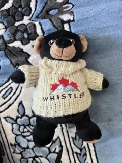 WHISTLER クマ ぬいぐるみ セーター付き