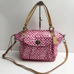 3434 COACH コーチ 13142 ハンドバッグ ピンク ショルダーバック