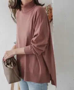 アーバンリサーチドアーズ　ウールワイドタートルネックニット