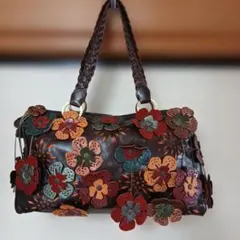 braccialini　お花装飾　ハンドバッグのサムネイル