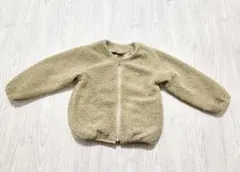 プティマイン　ボア　アウター　ベージュ