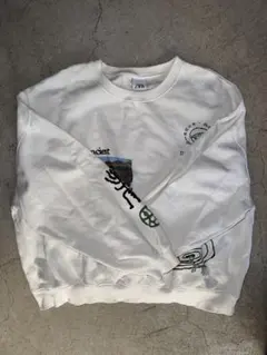 ZARA スウェット Customs/Ancient ホワイトのサムネイル