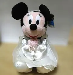 Disneyディズニー ミニーマウス　ウエディングドレスぬいぐるみ 2005
