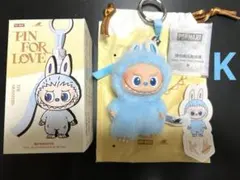 PIN FOR LOVE 【 K 】イニシャル アルファベット ミニラブブ