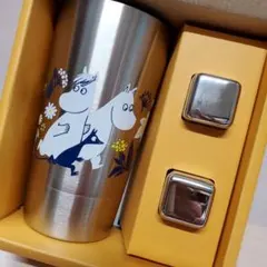 ムーミン 二重ステンレス タンブラー 350ml アイスキューブ 2個入