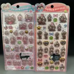 正規品　Monchhichi うるちゅるシール2セット