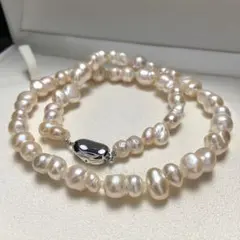 K】田崎真珠 淡水パール ネックレス シルバー金具 321 - メルカリ