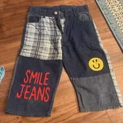 HYSTERIC ヒスミニ　ブーフーウー　デニム　長ズボン　ハーフパンツ