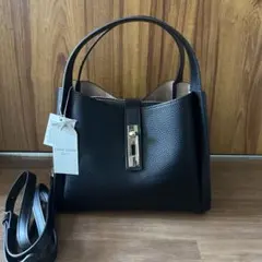 カシュカシュ cachecache 2wayミニトートバッグ ブラックのサムネイル