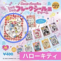 サンリオ シャカシャカフレークシール風チャーム ハローキティ