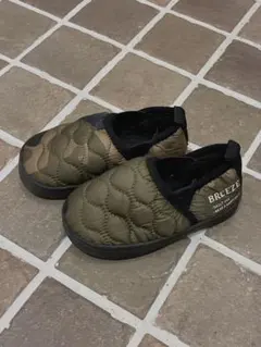 BREEZE キッズ スリッポン オリーブグリーン