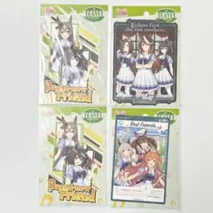 ウマ娘 トラベルステッカー キタサンブラック サトノダイヤモンド カレンチャン