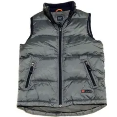 GAP ギャップ KIDS ダウンベスト XL(12) グレー 大人も着用可能