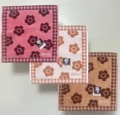 MARY QUANT タオルハンカチ 3枚セット