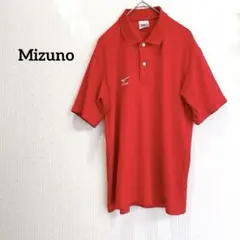 ミズノ　Mizuno JASPO ポロシャツ　赤　SS ユニフォーム