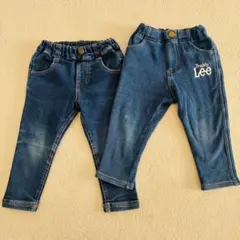 厚手　ベビー　ボトムス　2点　90cm