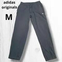 アディダス トラックパンツ 厚手スウェット マーカゴンザレス刺繍ロゴ グレー M