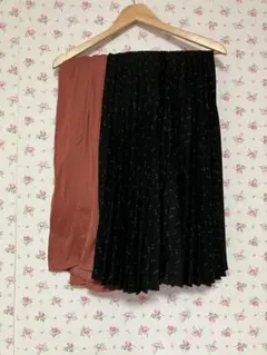 UNIQLO プリーツロングスカート Lサイズ　２枚セット