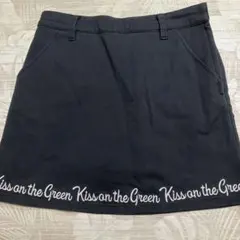 Kiss on the green ゴルフ スカート ブラック