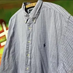 2XL ラルフローレン チェックBDシャツ YARMOUTH 古着