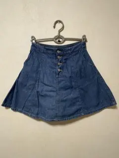 ハニーズ デニムスカートパンツ付き COLZA Lサイズ