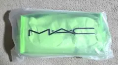 MAC ノベルティポーチ ネオングリーン