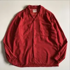 60’s USA Vintage レーヨンオープンカラーシャツ