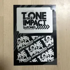 SixTONES ツアー ステッカー TrackONE IMPACT