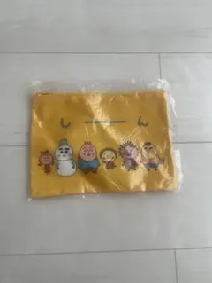 コジコジ　イラスト付きイエローポーチ
