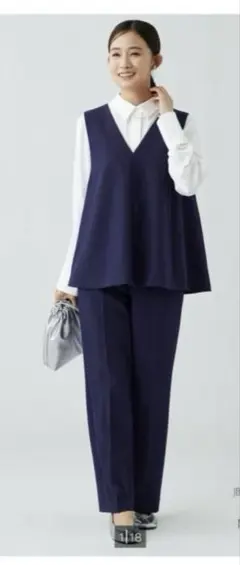 美品　PLST ネイビー　M