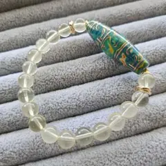 未使用グリーンターラ✨龍眼天珠ブレスレット TheGreenTara財に