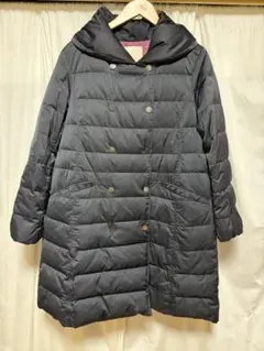 専用です。わりと美品自由区ネイビーのダウンコートAライン大きなサイズ