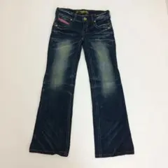 Red Pepper 刺繍入り ブーツカットデニム サイズ26 フレア