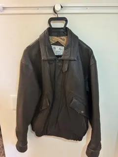 Tip Topヴィンテージ本革フライトジャケットG1調濃茶M美品