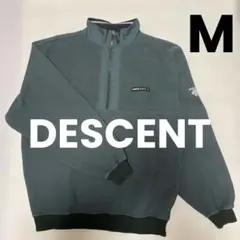 美品DESCENTE GOLF防寒トップスハーフジップ Ｍ 保温機能エクスeks