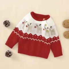 SHEIN 92-98㎝ ニットセーター クリスマス